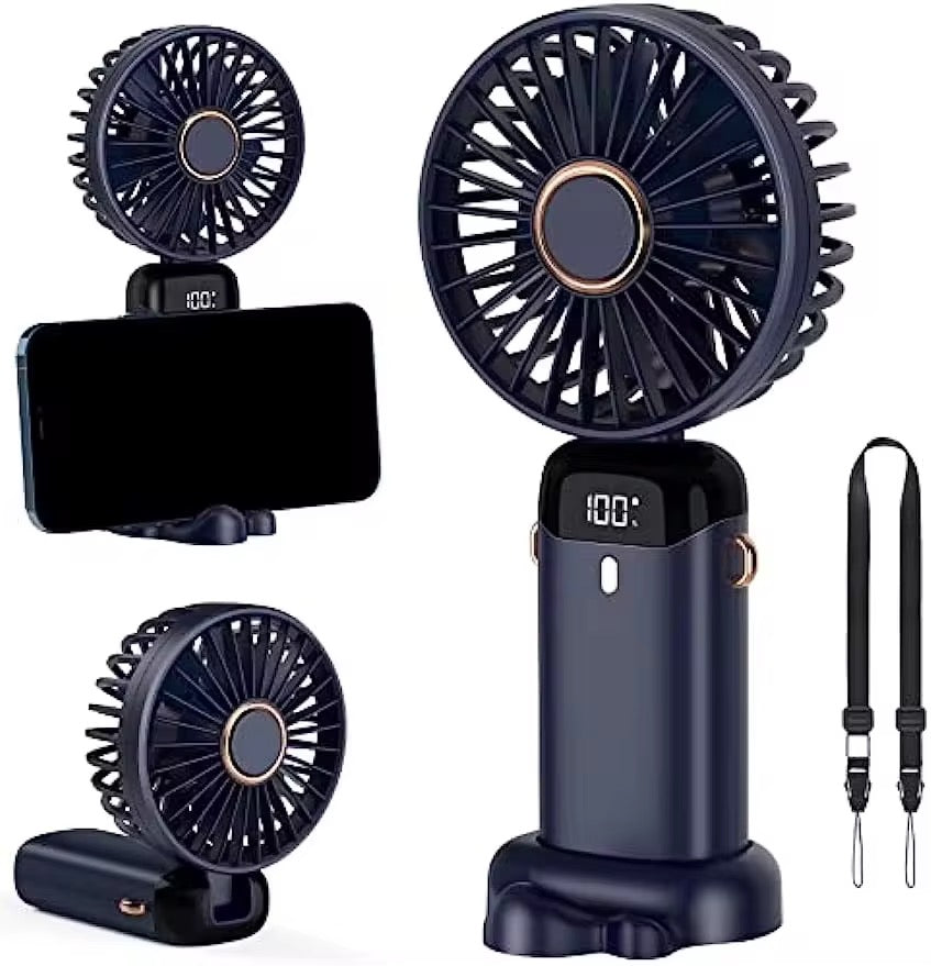 LED display ventilator – modus en batterijweergave