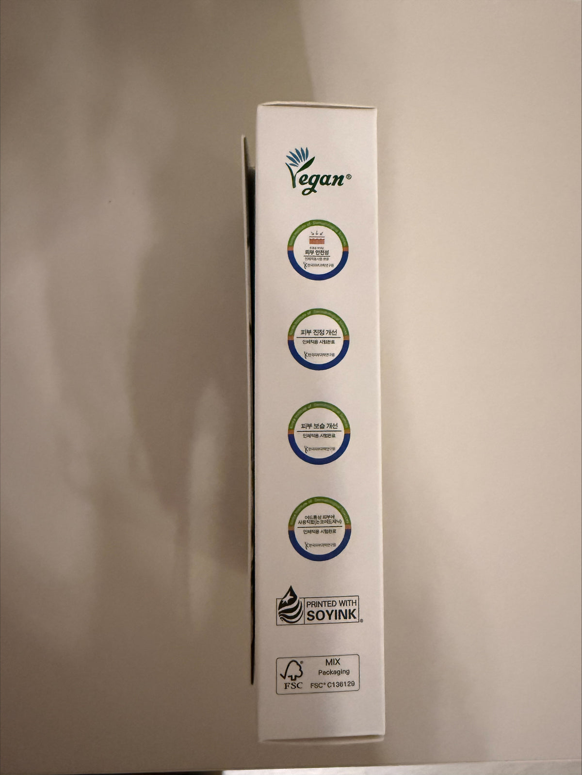 Dr. Althea 345 Relief Cream zijkant verpakking vegan certificering